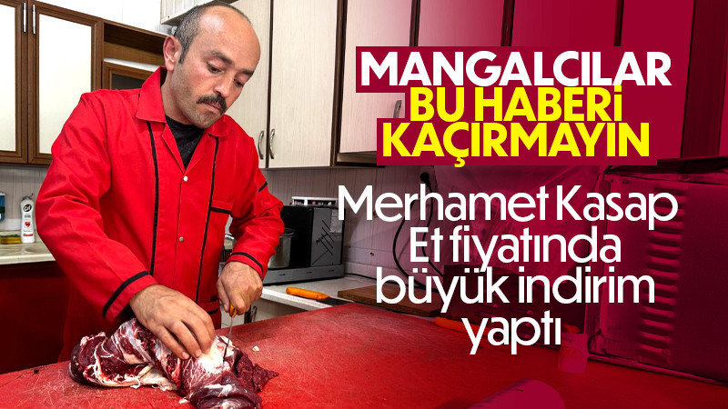 Merhamet Kasap Et fiyatlarında büyük indirim yaptı.