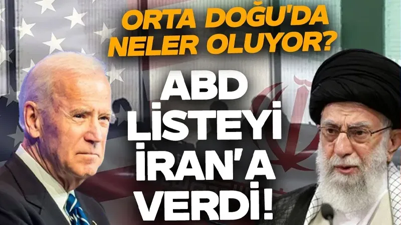 Abd listeyi İran'a verdi