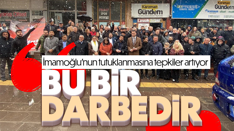 CHP Karaman il yönetimi İmamoğlu için toplandı
