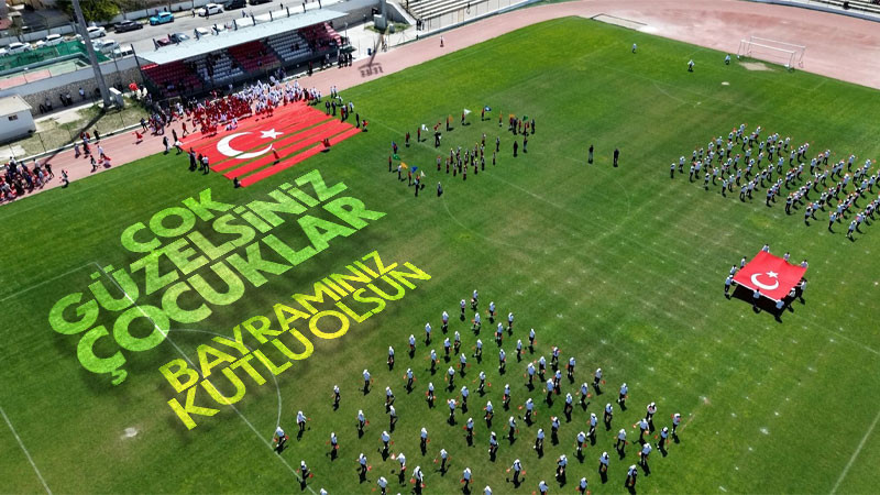 Karaman’da 23 Nisan coşkusu muhteşemdi