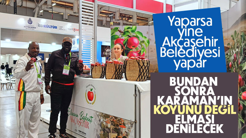 Artık Karaman'ın koyunu değil, Elması denilecek.