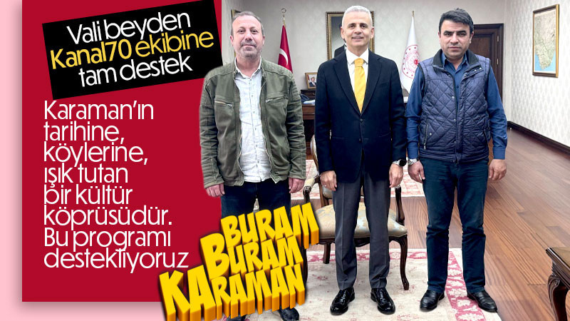 Programa Vali Mehmet Fatih Çiçekli'den Tam Destek