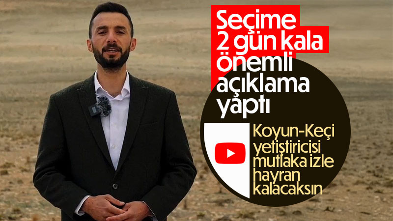 SAĞKAYA Üreticilere Video Mesajla Seslendi