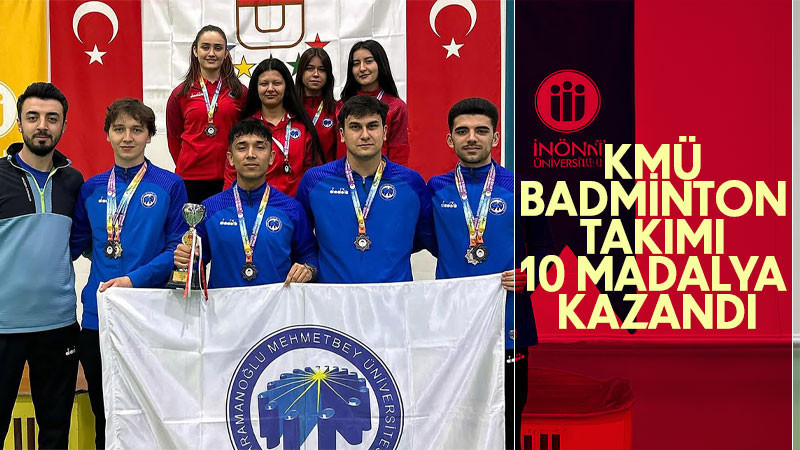 Kmü Badminton Takımı 10 Madalya Kazandı