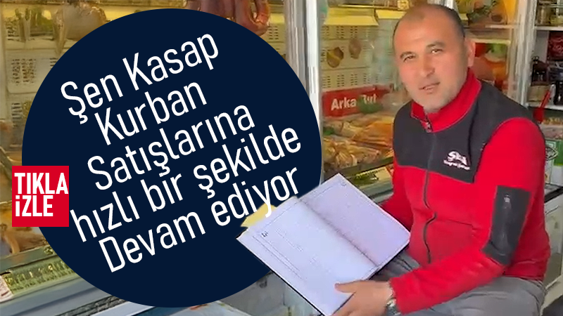 Şen Kasap ta Kurban Satışları Hız Kesmiyor