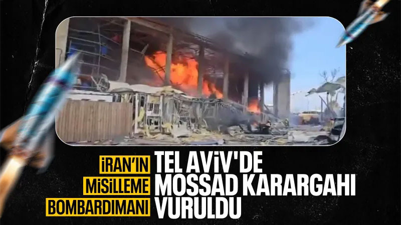İran füzeleri, İsrail askeri istihbarat ve Mossad lojistik birimi AMAN'a isabet etti