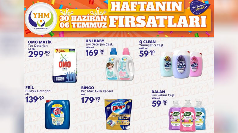 YHM'de 30 Haziran - 6 Temmuz Kampanyaları