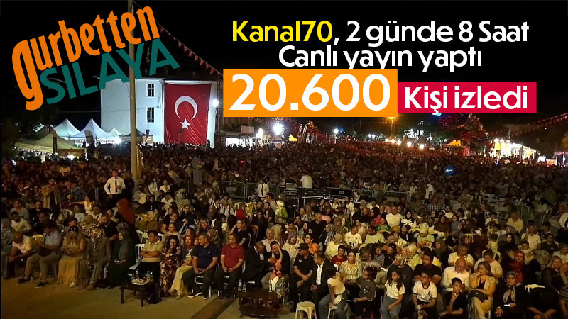 Karaman “Gurbetten Sılaya” Festivalini Kanal70 Ekranlarından İzledi