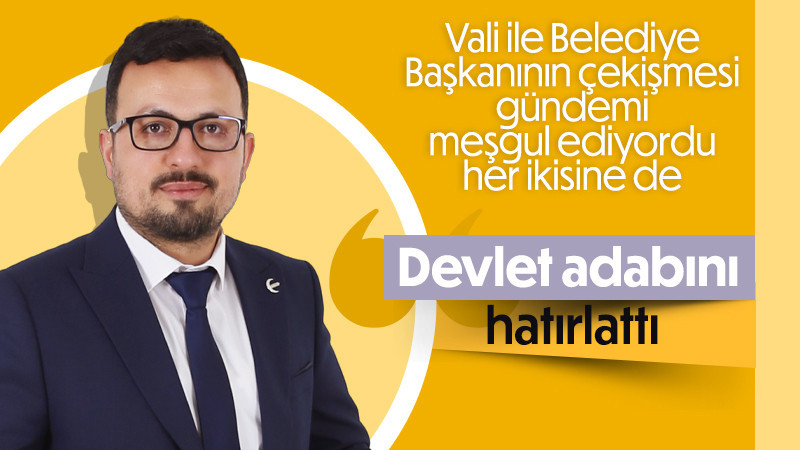 Mustafa Yeşil; Su Krizi Varken, Protokol Krizi Yersizdir