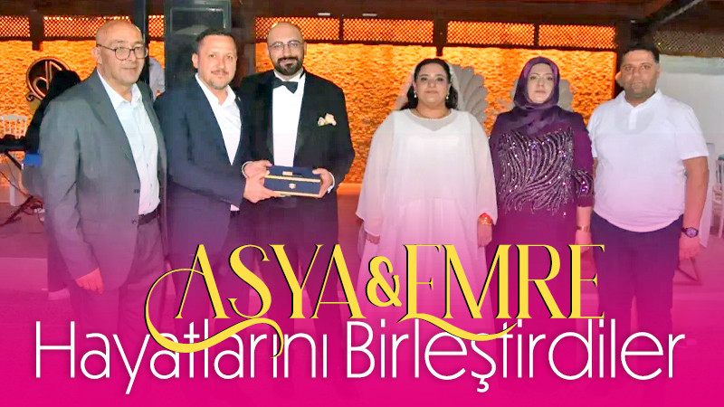 Asya ve Emre Buğra hayatlarını birleştirdiler