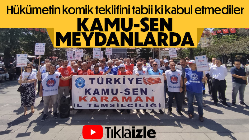 KAMU-SEN, Hükümetin Zam Teklifini Reddetti: “Gerçekçi Artış İstiyoruz”