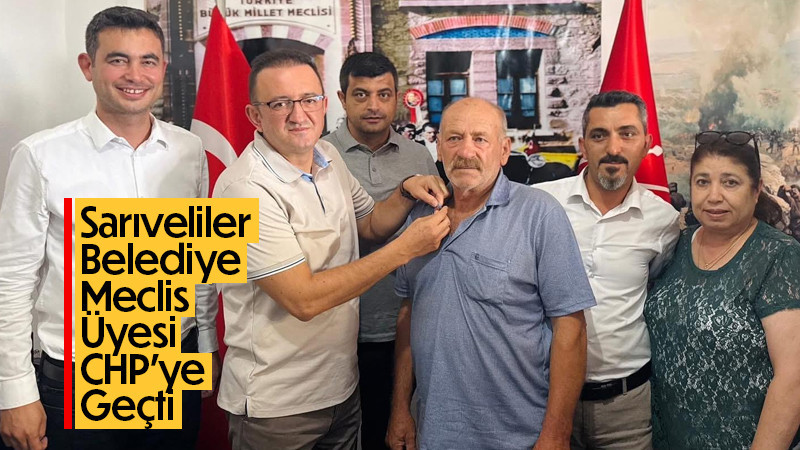 Sarıveliler Belediye Meclis Üyesi Akif Bayındır CHP’ye Katıldı