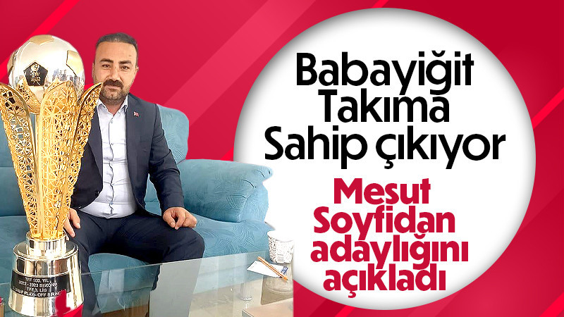 Mesut Soyfidan KaramanFK için Başkan adaylığını açıkladı.