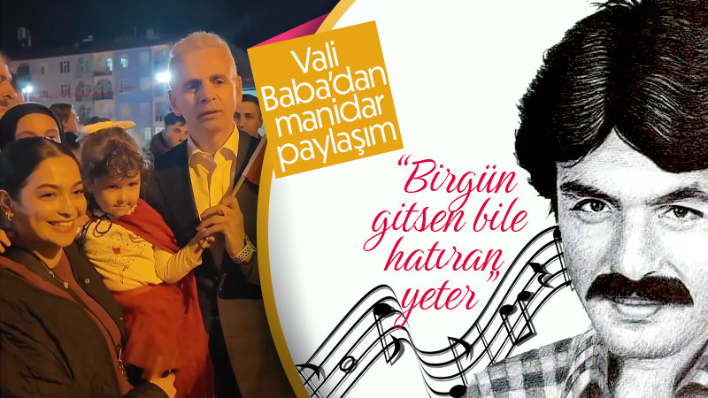 Valiliğin paylaşımında Ferdi Tayfur Müziği dikkat çekti
