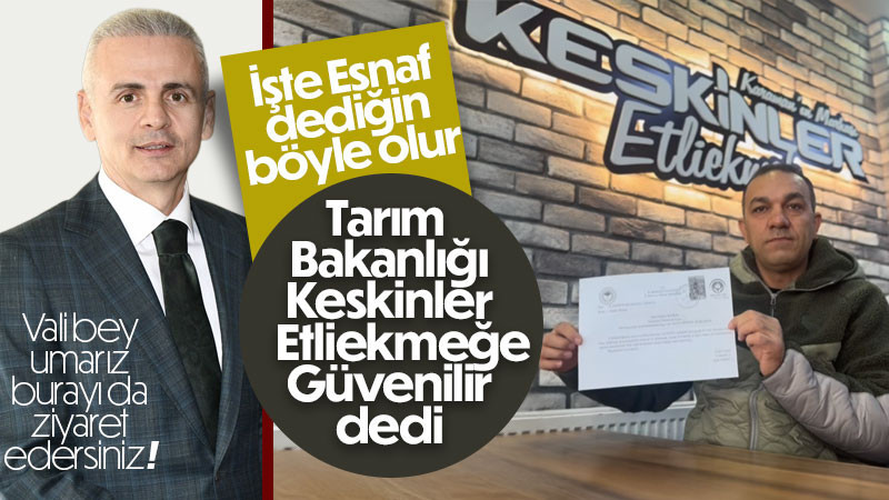 Keskinler EtliEkmek’e Tarım Bakanlığı Onayı