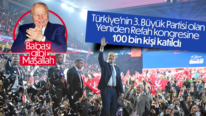 Yeniden Refah tarihin en büyük kongresini gerçekleştirdi.