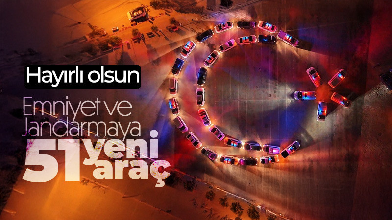 Karaman’da 51 araç törenle emniyet ve jandarmaya tahsis edildi