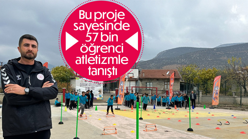 Karaman'da bu proje sayesinde 57 bin öğrenci atletizmle tanıştı