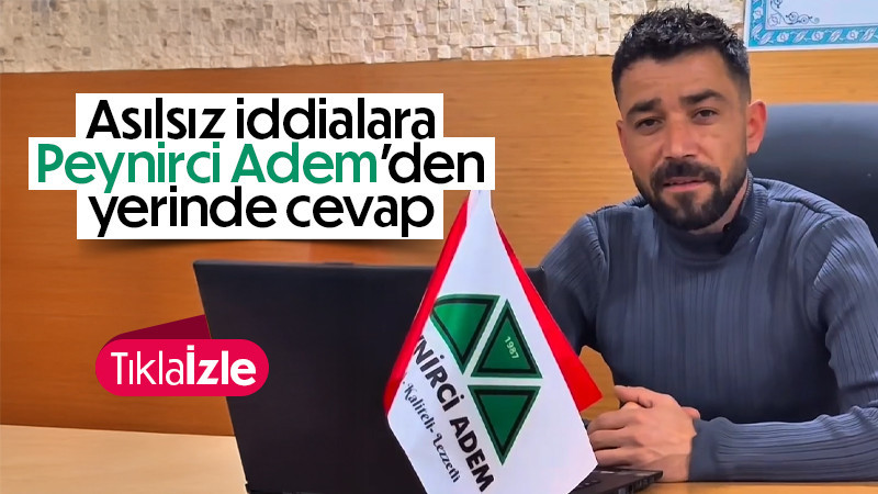 Peynirci Adem'den basın açıklaması