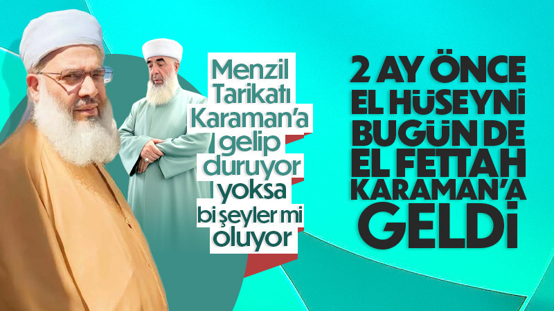 Menzil Şeyhi’nin Karaman Ziyareti Sessizce Gerçekleşti