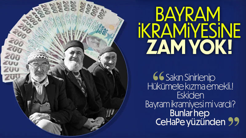 Emekli Bayram İkramiyesinde Artış Yok