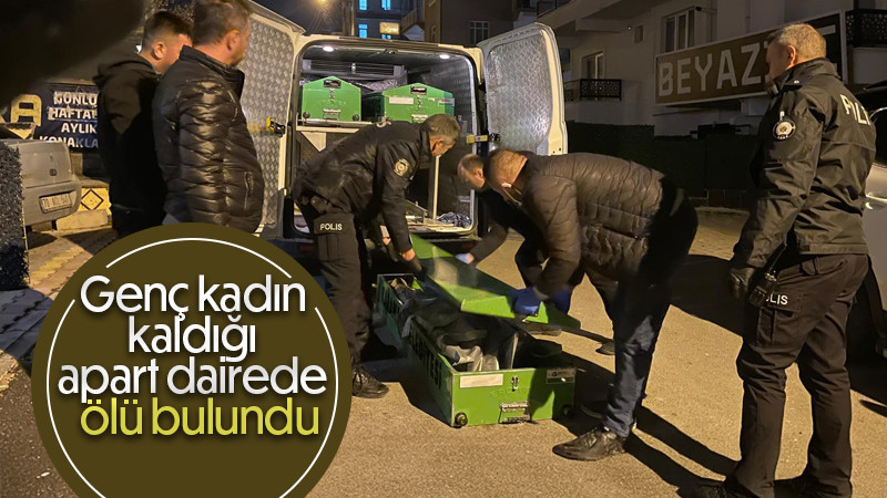 Karaman’da genç kadın kaldığı apart dairede ölü bulundu