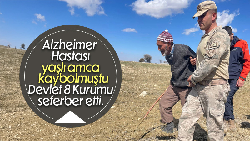 Kayıp Alzheimer Hastası İçin Seferberlik: Devlet Tüm İmkânlarıyla Sahadaydı