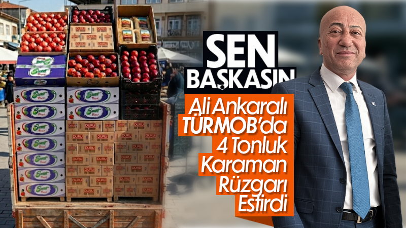 ali Ankaralı TÜRMOB’da Karaman Rüzgarı Estirdi.