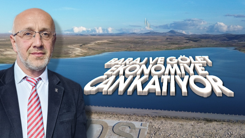 Karaman'da baraj ve göletler ekonomiye can suyu oluyor