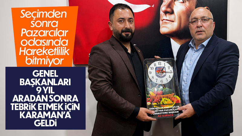 Ali Karaca'dan 9 yıl sonra Karaman'a ilk Ziyaret