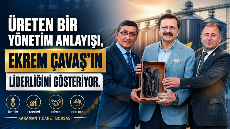Üreten Bir Yönetim Anlayışı, Ekrem Çavaş'ın Liderliğini gösteriyor.
