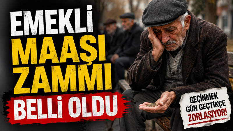 Emekli maaşı zammı belli oldu