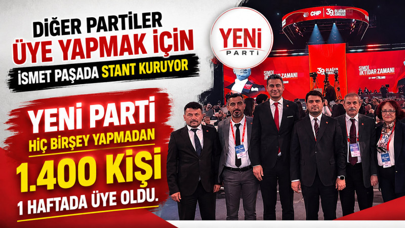 Yeni Parti Karaman’da 1.400 Üyeyi Aştı: