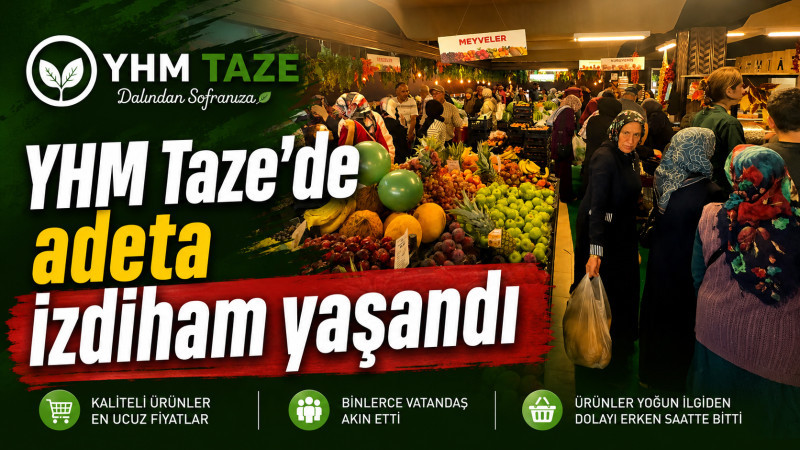 YeHaMe Taze Mağazası’nın Açılışına Yoğun İlgi