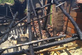 Karaman’da Tek katlı Evde Yangın Çıktı