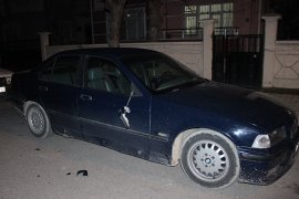 Karaman’da park halindeki araçlara zarar verildi