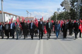 Ayrancı’da Mehmetçiğe Destek Şehitlere Vefa Yürüyüşü