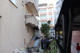 Karaman’da balkondan düşen yaşlı adam yaralandı