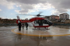 Nisa buradan da hava ambulansı ile Konya’ya sevk edildi.