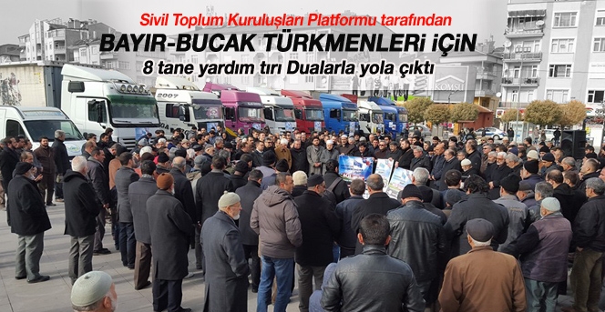 Karaman Stk Platformundan Bayır-Bucak Türkmenlerine Yardım