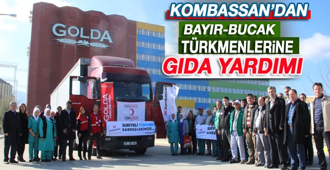 Kombassan’dan Bayır-Bucak Türkmenlerine Gıda Yardımı