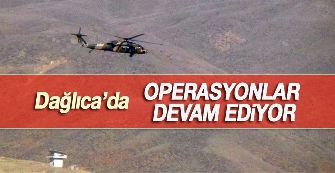 Yüksekova'da yoğun helikopter hareketliliği