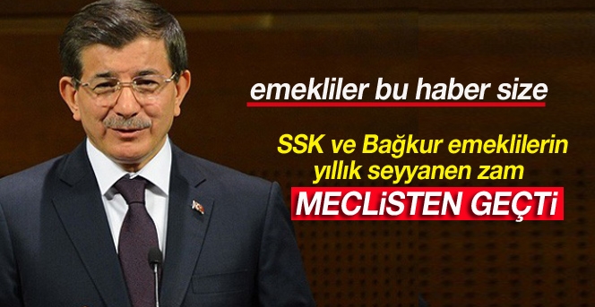 Başbakan Davutoğlu Twitter'dan müjdesini verdi