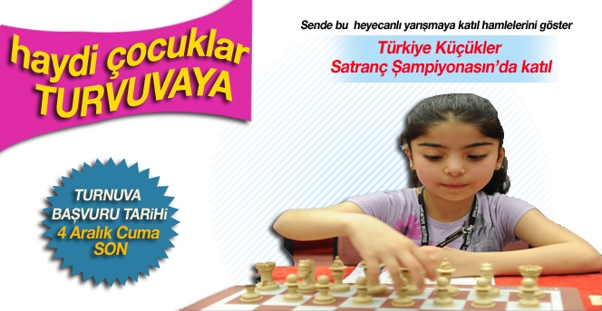 Karaman’da Küçükler İl Birinciliği Satranç Turnuvası Yapılacak