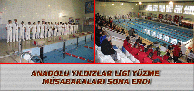 Anadolu Yıldızlar Ligi Yüzme Müsabakaları Sona Erdi