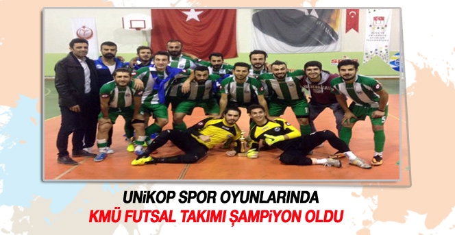 Kmü Futsal Takımı Şampiyon Oldu 