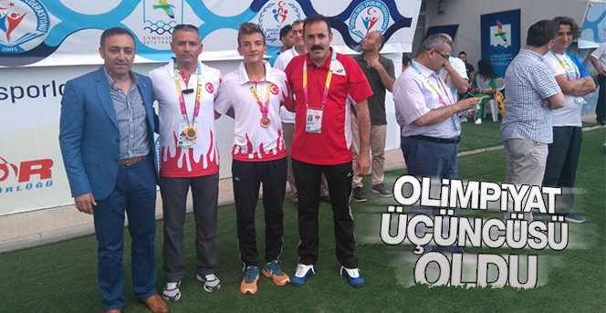 Karaman'lı Berat Ergil Olimpiyat Üçüncüsü Oldu