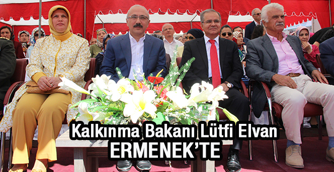 Kalkınma Bakanı Lütfi Elvan Ermenek'te