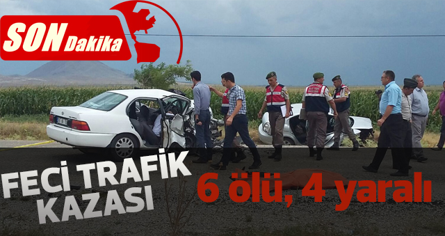 Karaman’da feci kaza: 6 ölü, 4 yaralı