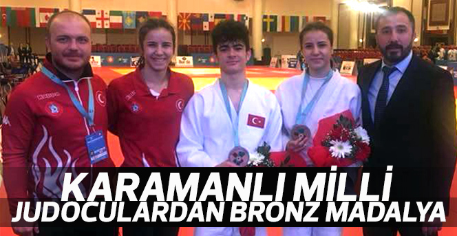 Karamanlı Milli Judoculardan Bronz Madalya